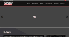 Desktop Screenshot of insingerperformance.com